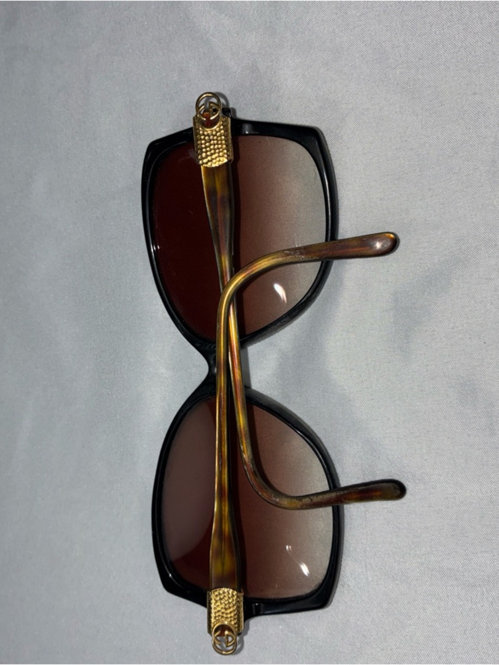 Gucci Black Frame Brown Gradient Lens Women’s Sunglasses - Picture 8 of 10